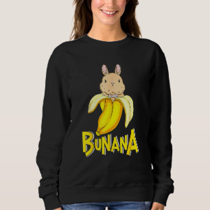 Camiseta Engraçado Banana Bunny Rabbit