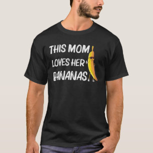 Camiseta Engraçado Banana Presente Mamãe As Mulheres Frutas