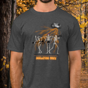 Camiseta Engraçado Banda Skeleton Crew Halloween