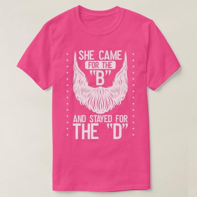 Camiseta Engraçado Barba Engraçada Clássica TSirt (Frente do Design)