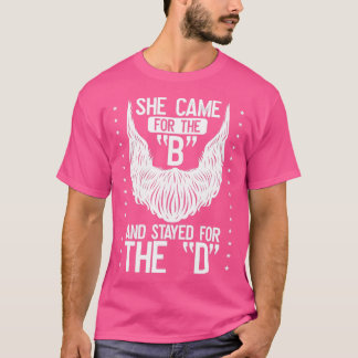 Camiseta Engraçado Barba Engraçada Clássica TSirt