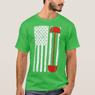 Camiseta Engraçado Barbell Art Para Homens Mulheres Elevaçã