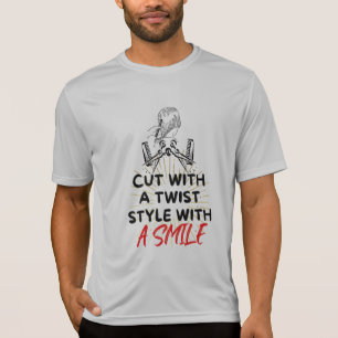 Camiseta Engraçado Barber Cita Oferta para Profissionais de