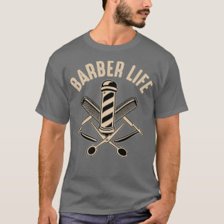 Camiseta Engraçado Barber Cotação Barber Life
