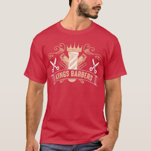 Camiseta Engraçado Barber Cotação Kings Barber