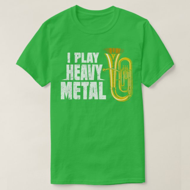 Camiseta Engraçado Baritone Euphonium Eu Toco Distração Met (Frente do Design)