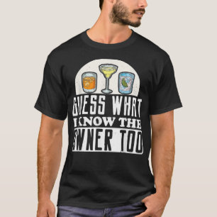 Camiseta Engraçado Bartending Imagina O Que, Eu Também Sei 