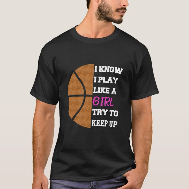 Camiseta Engraçado Basquete diz (Frente)