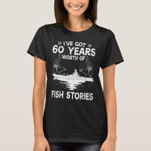 Camiseta Engraçado Bass Pesca Dotado Idea 60º Pescador de A