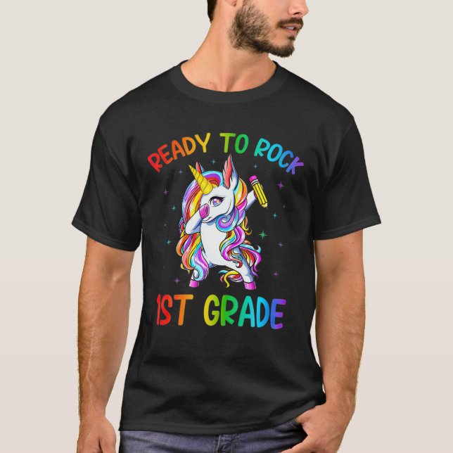 Camiseta Engraçado Batida De Unicórnio Pronta Para Balançar (Frente)