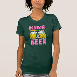 Camiseta Engraçado Bebendo da mãe, Novidade