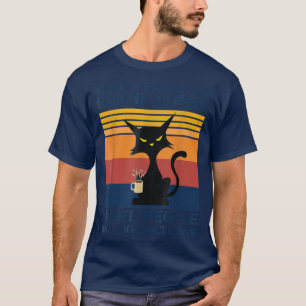 Camiseta Engraçado Bebendo De Gato Engraçado