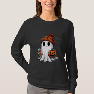 Camiseta Engraçado Bebendo Ghost Coffee Lovers Spooky