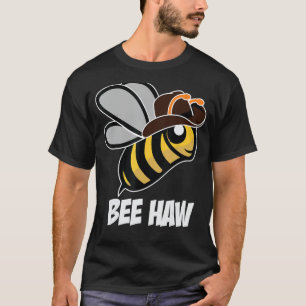 Camiseta Engraçado Bee Haw Bumble Bee Graphic Cowboy Hat 1