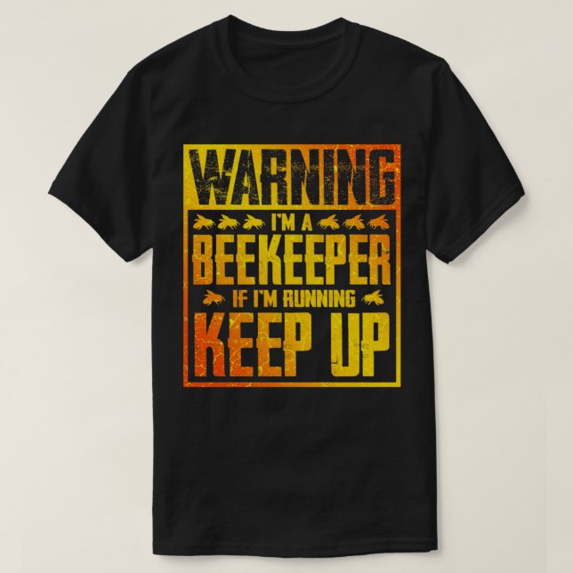 Camiseta Engraçado Beekeeper (Frente do Design)