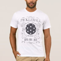 Engraçado Beija Minha Cinza Retro Ace Picleball