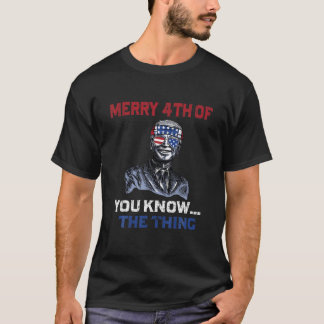 Camiseta Engraçado Biden, Feliz 4º De Vocês Conhecem A Cois