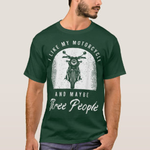 Camiseta Engraçado Biker Dizendo Por Um Lover De Moto