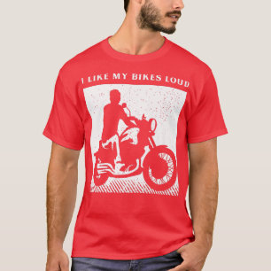 Camiseta Engraçado Biker Dizendo Por Um Lover De Moto 603