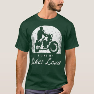 Camiseta Engraçado Biker Dizendo Por Um Lover De Moto 605