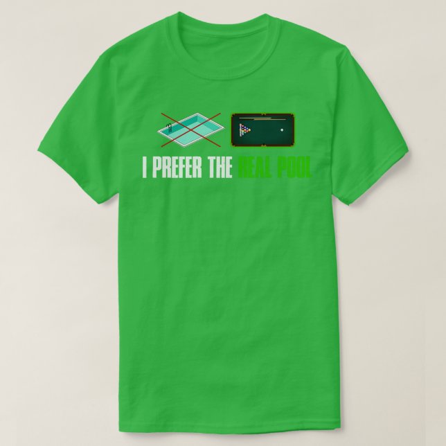 Camiseta Engraçado Billiards Engraçado Billiards (Frente do Design)