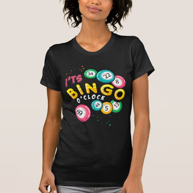 Camiseta Engraçado Bingo Player Gambler Humor (Frente)