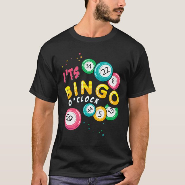 Camiseta Engraçado Bingo Player Gambler Humor (Frente)