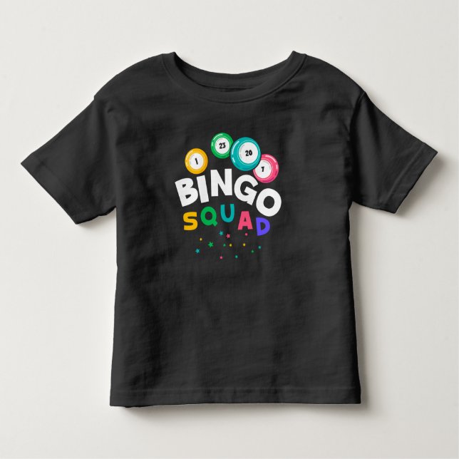 Camiseta Engraçado Bingo Team Jogo Humor (Frente)