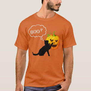Camiseta Engraçado Black Boo Boop Halloween