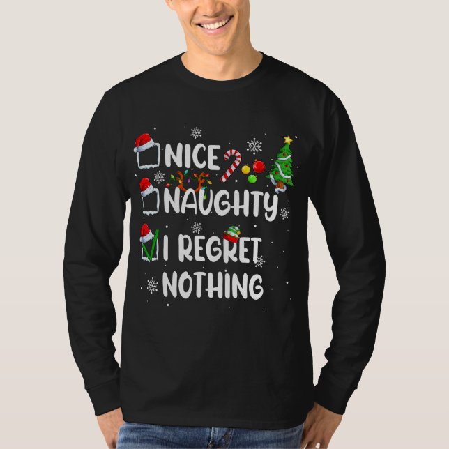 Camiseta Engraçado, Boa Noite, Eu Não Me Arrependo De Nada, (Frente)