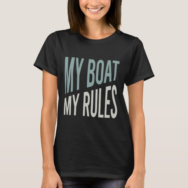 Camiseta Engraçado Boater Humor (Frente)