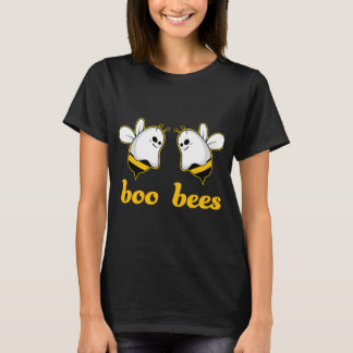 Camiseta Engraçado Boo Bees Fantasma Casal de Halloween