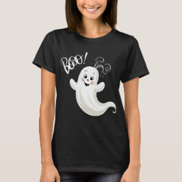 Camiseta Engraçado Boo Fantasma Clássico do Halloween Figur