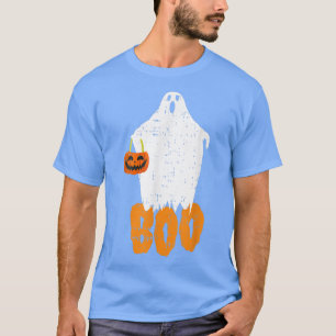 Camiseta Engraçado Boo Fantasma Pumpkin Halloween Figurume
