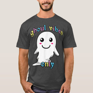 Camiseta Engraçado Boo Ghost Ghoul Vibes apenas como presen