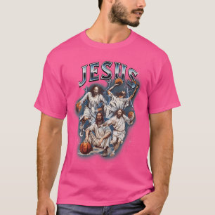 Camiseta Engraçado Bootleg Ele É Rizzy Jesus Cristo De Basq