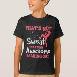 Camiseta Engraçado Boxing para mulheres - Não é suor