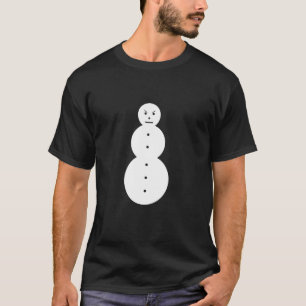 Camiseta Engraçado Bravo Homem de Neve O Jeezal Snowman