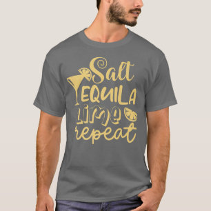 Camiseta Engraçado Bridesmaid Noiva Bachelorette Sal Tequil