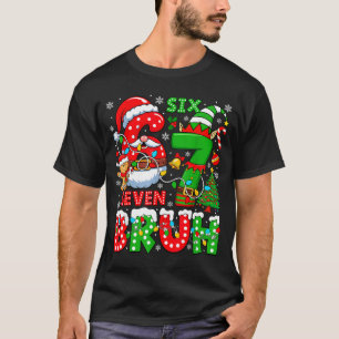 Camiseta Engraçado Bruh Seis Sete 6 7 Meme Natal 67 Menino 