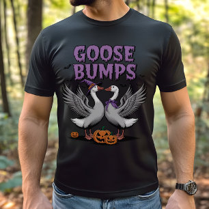 Camiseta Engraçado Bumps de Ganso Nostálgico no Dia das Bru