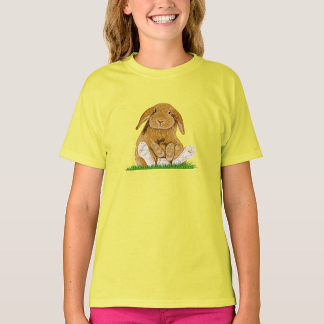Camiseta Engraçado Bunny (Frente)