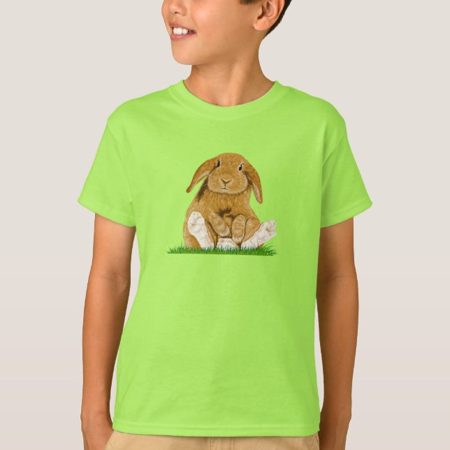 Camiseta Engraçado Bunny (Frente)