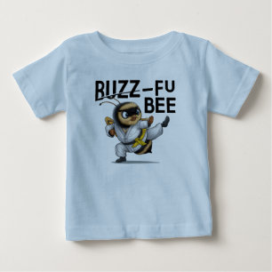 Camiseta Engraçado Buzz-Fu Artes Marciais