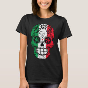 Camiseta Engraçado cabeça do crânio mexicano Cinco de Mayo