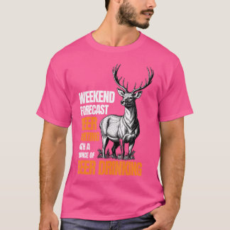Camiseta Engraçado Caçador De Bebendos Da Estação De Caça P