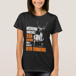Camiseta Engraçado Caçador De Bebendos Da Estação De Caça P