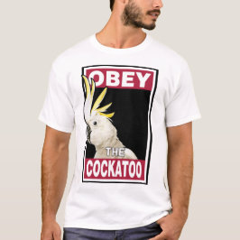 Camiseta Engraçado Cacatua Cockatoo - Arte de Aves