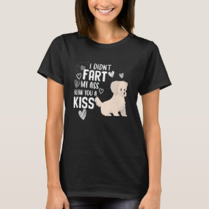 Camiseta Engraçado Cachorro Bichon Frisé Não Feche Puppy Lo
