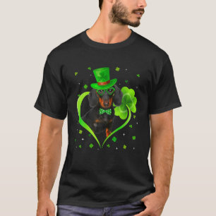 Camiseta Engraçado Cachorro Cachoinho Coração Bonito Sha